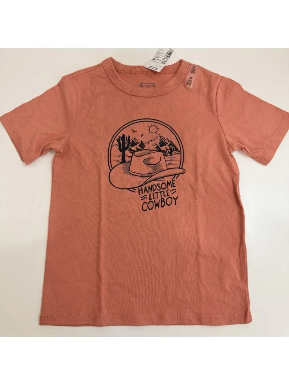 The Children’s Place Boys Handsom Little Cowboy Short Sleeve T-shirt Size 4T